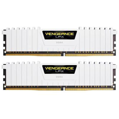 Corsair 16 GB (2x8GB) DDR4 3200 MHz Vengeance LPX White (CMK16GX4M2B3200C16W)