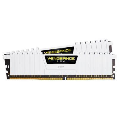 Corsair 16 GB (2x8GB) DDR4 3200 MHz Vengeance LPX White (CMK16GX4M2B3200C16W)