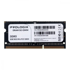 Prologix 8 GB SO-DIMM DDR3 1600 MHz (PRO8GB1600D3S)