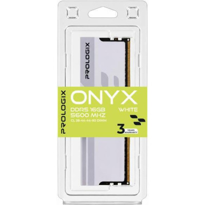 Prologix 16 GB DDR5 5600 MHz Onyx White (PRO16GB5600YW5)
