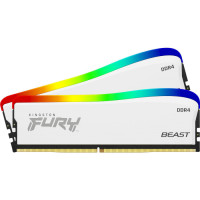 Kingston FURY 32 GB (2x16GB) DDR4 3600 MHz Beast RGB Special Edition White (KF436C18BWAK2/32)
