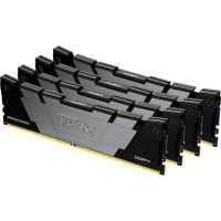 Kingston FURY 128 GB (4x32GB) DDR4 3600 MHz Renegade Black (KF436C18RB2K4/128)
