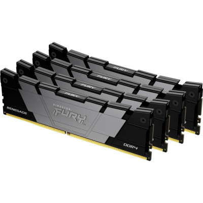 Kingston FURY 128 GB (4x32GB) DDR4 3600 MHz Renegade Black (KF436C18RB2K4/128)