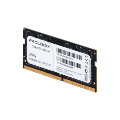 Prologix 16 GB SO-DIMM DDR4 2666 MHz (PRO16GB2666D4S)