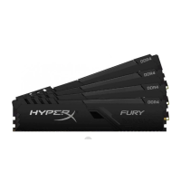 Kingston DDR4 2666 64GB KIT (16GBx4) HyperX Fury Black (HX426C16FB4K4/64)