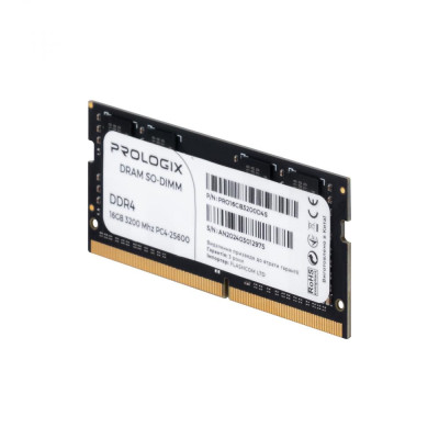 Prologix 16 GB SO-DIMM DDR4 3200 MHz (PRO16GB3200D4S)