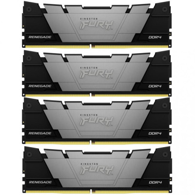 Kingston FURY 128 GB (4x32GB) DDR4 3200 MHz Renegade Black (KF432C16RB2K4/128)