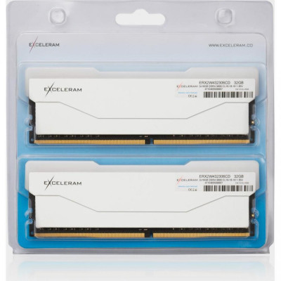 Exceleram 32 GB (2x16GB) DDR4 3000 MHz RGB X2 Series White (ERX2W432306CD)