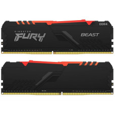 Kingston FURY 16 GB (2x8GB) DDR4 3600 MHz Beast RGB (KF436C17BB2AK2/16)