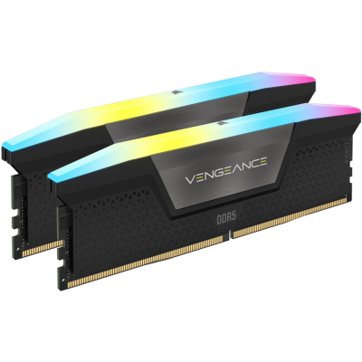 Corsair 32 GB (2x16GB) DDR5 5600 MHz Vengeance RGB (CMH32GX5M2B5600C40K)