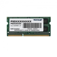 PATRIOT 4 GB SO-DIMM DDR3 1333 MHz (PSD34G13332S)