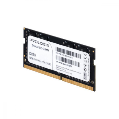 Prologix 8 GB SO-DIMM DDR4 3200 MHz (PRO8GB3200D4S)