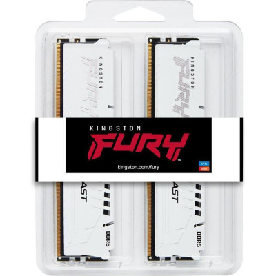 Kingston FURY 32 GB (2x16GB) DDR5 6800 MHz Beast White (KF568C34BWK2-32)