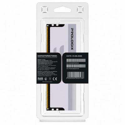 Prologix 16 GB DDR5 6000 MHz Onyx White (PRO16GB6000YW5)