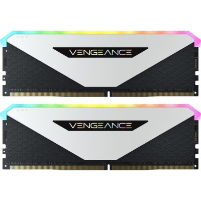 Corsair 32 GB (2x16GB) DDR4 3600 MHz Vengeance RGB RT White (CMN32GX4M2Z3600C18W)