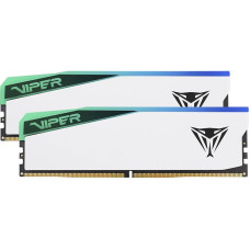 PATRIOT 32 GB (2x16GB) DDR5 6200 MHz VIPER ELITE 5 RGB White (PVER532G62C42KW)
