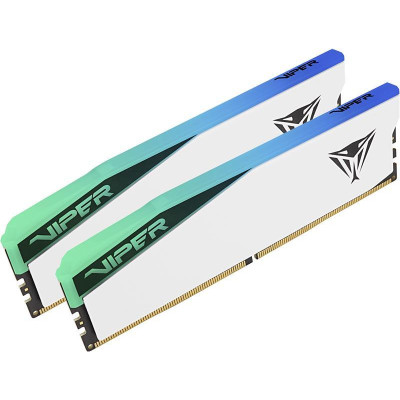 PATRIOT 32 GB (2x16GB) DDR5 6200 MHz VIPER ELITE 5 RGB White (PVER532G62C42KW)