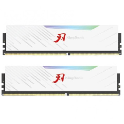 KingBank 16 GB (2x8GB) DDR4 3600 MHz SharpBlade RGB White (KBSB3600W8X2)