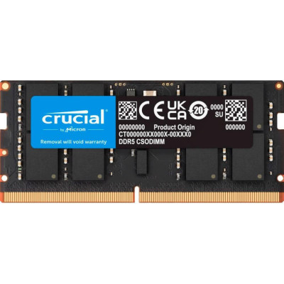 Crucial 32 GB SO-DIMM DDR5 6400 MHz (CT32G64C52CS5)