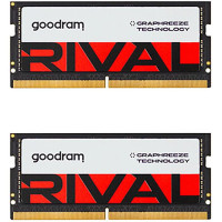 GOODRAM 64 GB (2x32GB) SO-DIMM DDR5 5600 MHz Rival (GGEES5-56L40/64GDC)