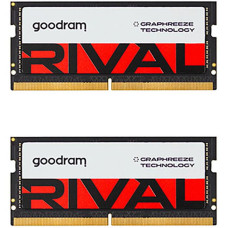 GOODRAM 64 GB (2x32GB) SO-DIMM DDR5 5600 MHz Rival (GGEES5-56L40/64GDC)