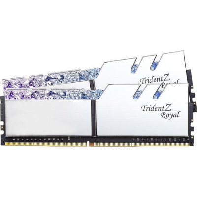 G.Skill 16 GB (2x8GB) DDR4 3000 МГц Trident Z Royal Silver (F4-3000C16D-16GTRS)