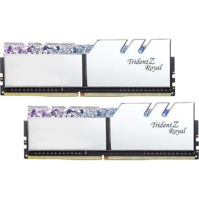 G.Skill 16 GB (2x8GB) DDR4 3000 МГц Trident Z Royal Silver (F4-3000C16D-16GTRS)