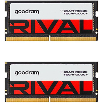 GOODRAM 32 GB (2x16GB) SO-DIMM DDR5 5600 MHz Rival (GGEES5-56L40S/32GDC)