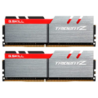 G.Skill 32 GB (2x16GB) DDR4 3200 MHz Trident Z Silver/Red (F4-3200C15D-32GTZ)