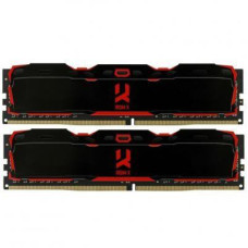 GOODRAM 16 GB (2x8GB) DDR4 3000 MHz Iridium X Black (IR-X3000D464L16S/16GDC)