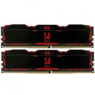GOODRAM 16 GB (2x8GB) DDR4 3000 MHz Iridium X Black (IR-X3000D464L16S/16GDC)