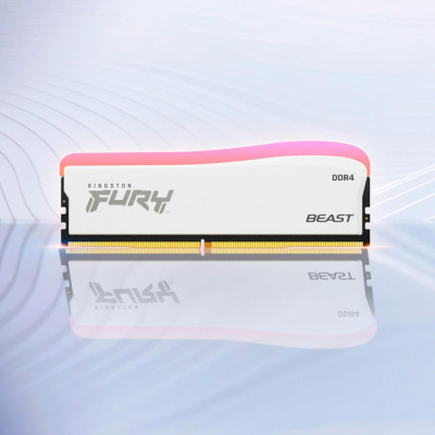 Kingston FURY 8 GB DDR4 3200 MHz Beast RGB Special Edition White (KF432C16BWA/8)