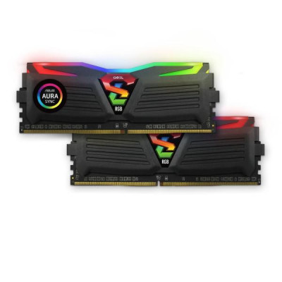 Geil 8 GB (2x4GB) DDR4 2400 MHz Super Luce RGB (GLS48GB2400C16DC)