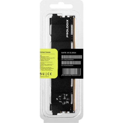 Prologix 16 GB DDR4 3600 MHz Black (PRO16GB3600B4)
