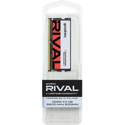 GOODRAM 16 GB SO-DIMM DDR5 5600 MHz Rival (GGEES5-56L40S/16G)