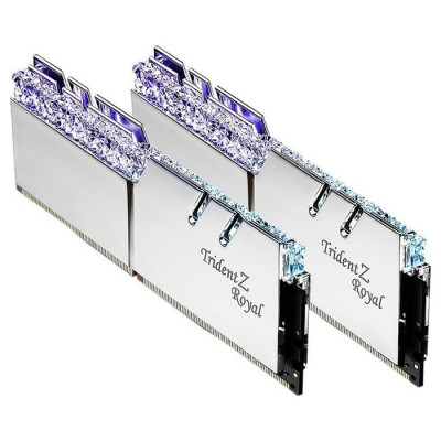 G.Skill 64GB (2x32GB) DDR4 3600MHz Trident Z Royal Silver (F4-3600C18D-64GTRS)