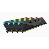 CORSAIR VENGEANCE RGB RT 128GB (4 x 32GB) DDR4 DRAM 3600MHz C18 MEMORY KIT BLACK (CMN128GX4M4Z3600C18)