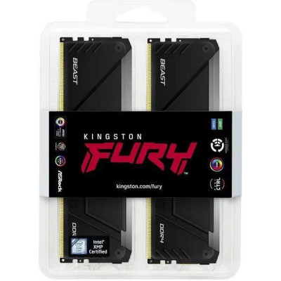 Kingston FURY 16 GB (2x8GB) DDR4 3200 MHz Beast RGB (KF432C16BB2AK2/16WP)