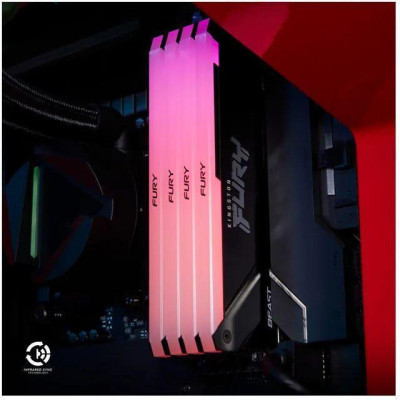 Kingston FURY 16 GB (2x8GB) DDR4 3200 MHz Beast RGB (KF432C16BB2AK2/16WP)