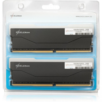 Exceleram 32 GB (2x16GB) DDR4 2666 MHz RGB X2 Series Black (ERX2B432269CD)