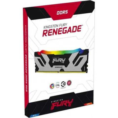 Kingston FURY 32 GB DDR5 6000 MHz Renegade RGB Black/Silver (KF560C32RSA-32)
