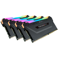 Corsair 32 GB (4x8GB) DDR4 3600 MHz Vengeance RGB Pro Black (CMW32GX4M4D3600C16)