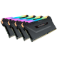 Corsair 32 GB (4x8GB) DDR4 3600 MHz Vengeance RGB Pro Black (CMW32GX4M4D3600C16)