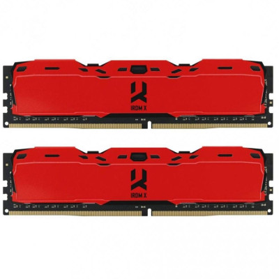 GOODRAM 16 GB (2x8GB) DDR4 3000 MHz IRDM X Red (IR-XR3000D464L16S/16GDC)