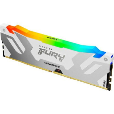 Kingston FURY 16 GB DDR5 8000 MHz Renegade RGB White/Silver (KF580C38RWA-16)
