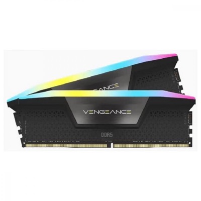 Corsair 32 GB (2x16GB) DDR5 6000 MHz Vengeance RGB Black (CMH32GX5M2D6000C36)