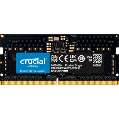 Crucial DDR5 8GB 5200Mhz SODIMM (CT8G52C42S5)