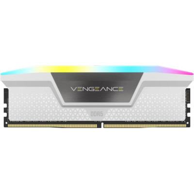 Corsair 32 GB (2x16 GB) DDR5 6400 MHz Vengeance RGB White (CMK32GX5M2B6400Z36W)