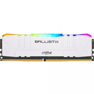 Crucial 16 GB DDR4 3000 MHz Ballistix White RGB (BL16G30C15U4WL)