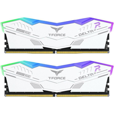 TEAM 32 GB (2x16GB) DDR5 6000 MHz T-FORCE Delta RGB White (FF8D532G6000HC30DC01)